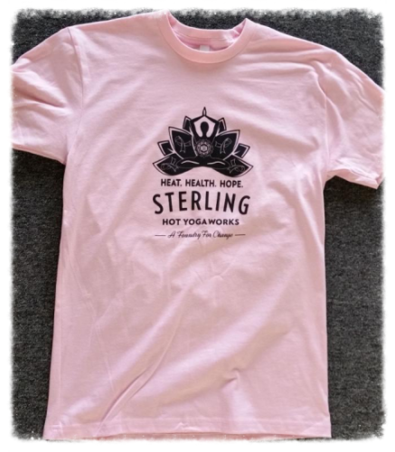 Sterling pink breast cancer awareness t-shirts