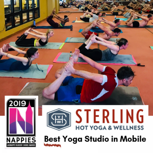Nappie Awards 2019 Nappies Sterling Hot Yoga Best Yoga Studio in Mobile