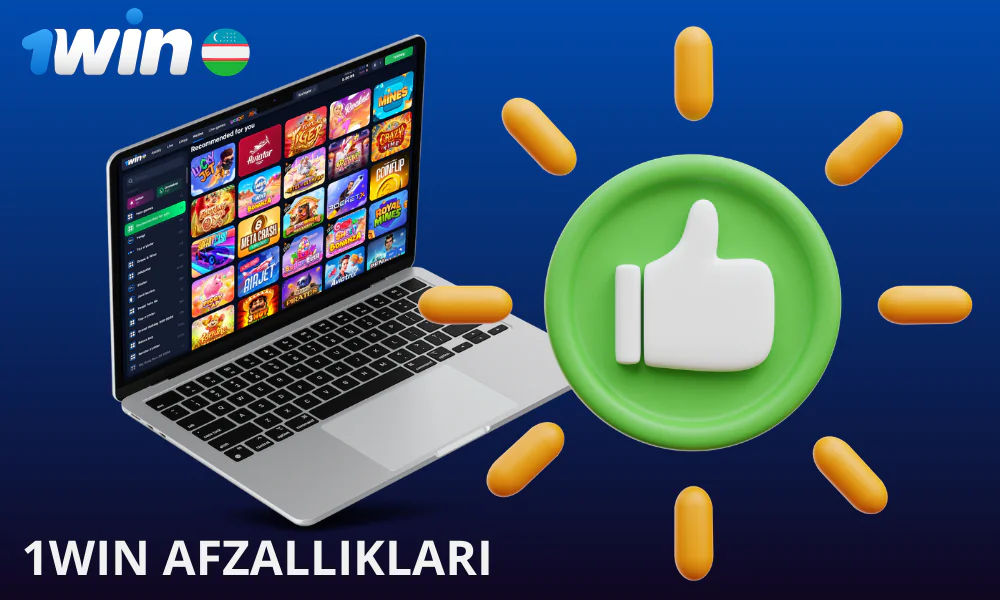 Ko’pgina afzalliklar faqat 1winda mavjud