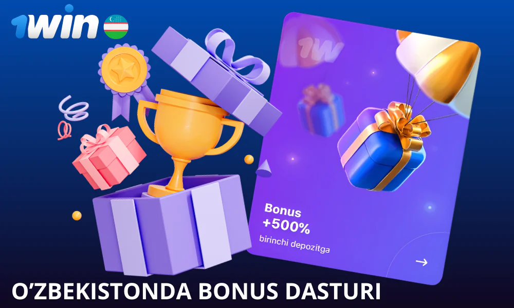 500% katta xush kelibsiz bonusi mavjud 1win