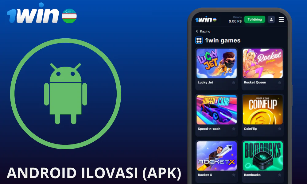 Androidda 1win ilovasini o’rnatish bo’yicha ko’rsatmalar