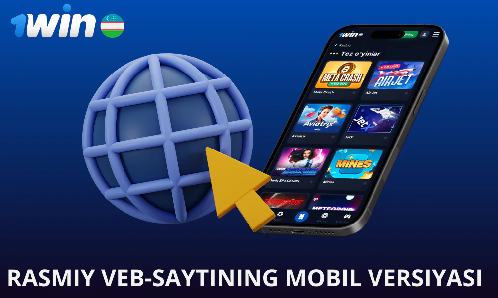 1win o’yinchilari veb-saytning mobil versiyasidan foydalanishlari mumkin