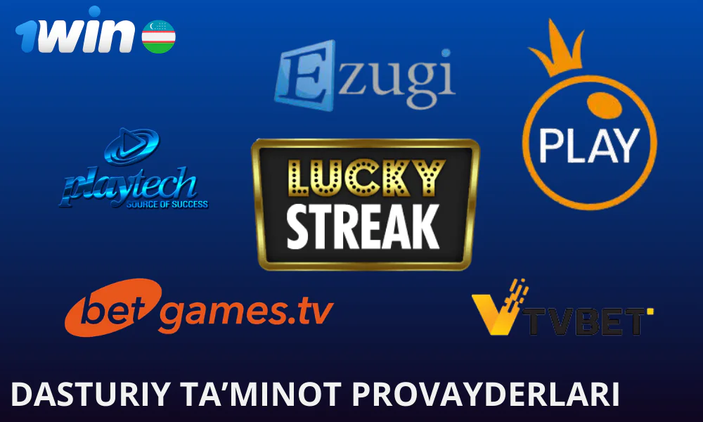 Jonli kazino 1win provayderlariga umumiy nuqtai