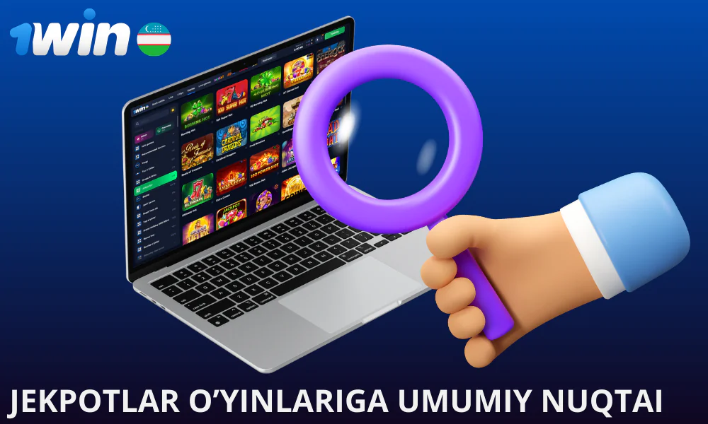 1Win Casino-da jackpot o'yinlari haqida batafsil ma'lumot