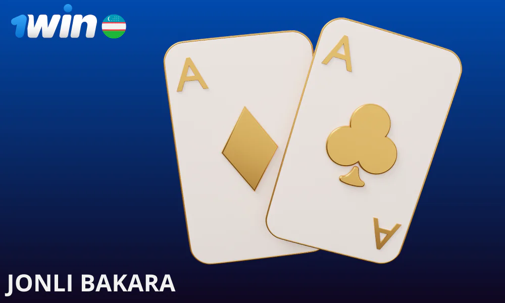 1win jonli katalogi turli xil bakkara o’yinlari to’plamini taklif etadi
