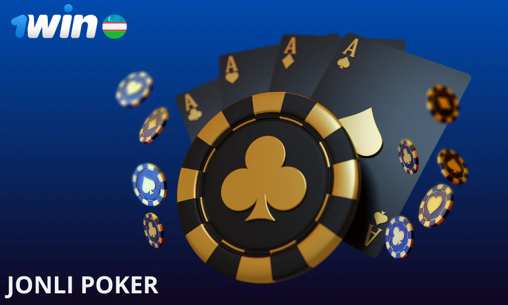 1win 32, 36 yoki 52 ta kartadan iborat pokerni taklif qiladi