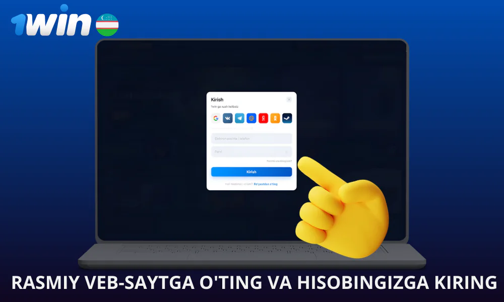 1Win rasmiy veb-saytiga kirish