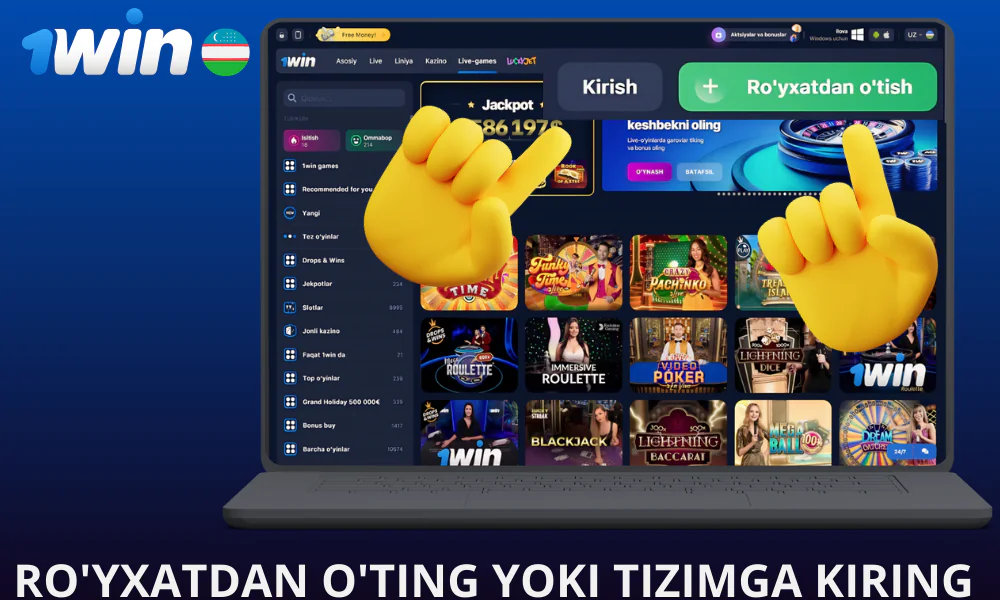 Ro’yxatdan o’tishga o’ting