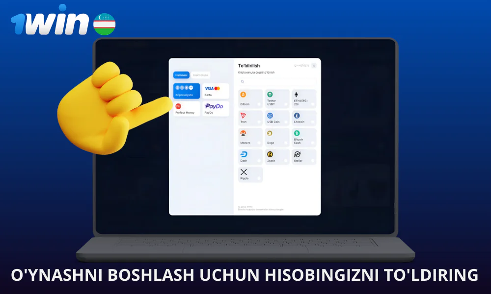 1Win depozit yorlig’i
