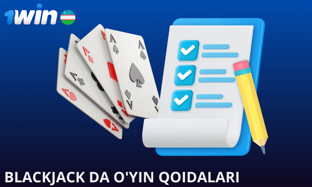 1win blackjack da o’yin qoidalari