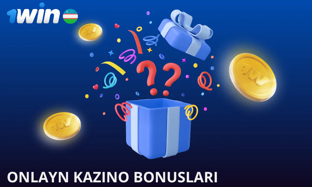 1win dan kazino o’yinchilari uchun bonuslar