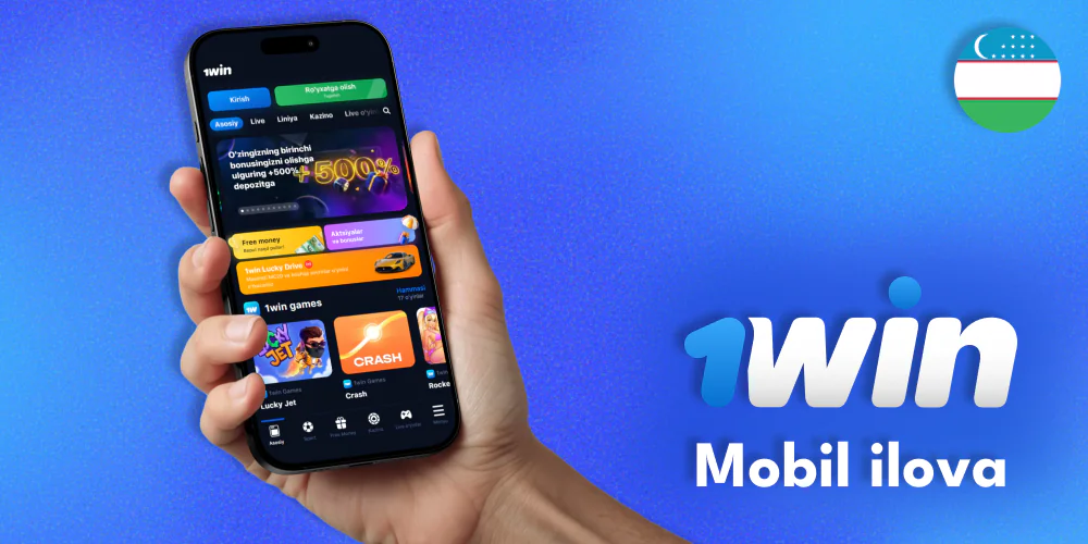 Ilova orqali mobil qurilmalar bilan 1win o'ynang
